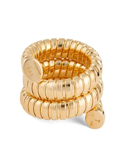 Ivi Gaia Triple Twist Ring In Gold