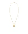 Ivi Logo Necklace In Yellow