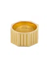 Ivi Octagonal Ring Core -plated In Yellow