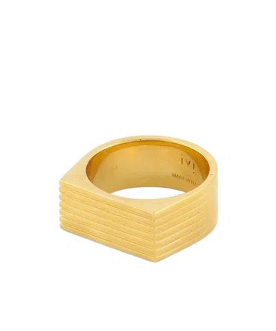 Ivi Logo Ring In Yellow