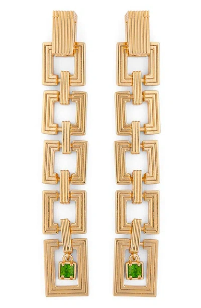 Ivi Los Angeles Aurelia Drop Earrings In Gold