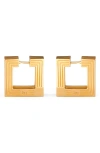 Ivi Los Angeles Medium Aurelia Hoop Earrings In Yellow Gold