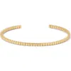 Ivi Los Angeles Slim Signore Cuff Bracelet In Yellow Gold