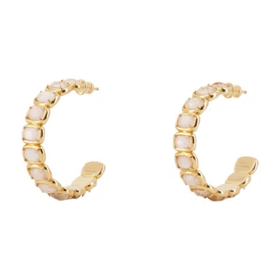 IVI MEDIUM TOY EARRING IVI GOLD CRYSTAL OR