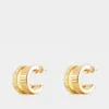 Ivi Mini Slot Earring In Gold