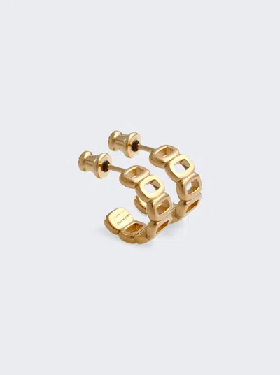 Ivi Mini Toy Hoop Earrings In Gold