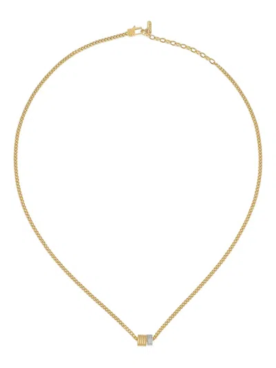 Ivi Octagon Mini Double 吊饰项链 In Gold