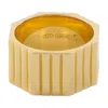 Ivi Octagonal Ring Core -plated In Gold