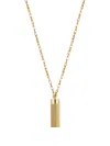 Ivi Ribbed-pendant Necklace In Gold