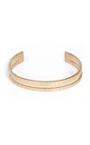 Ivi Slim Slot Gold-plated Cuff