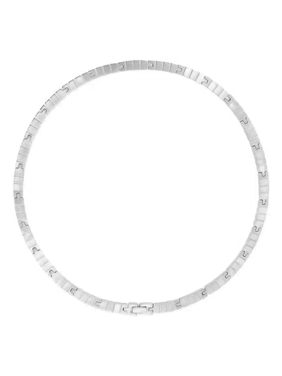 Ivi Slim Slot Halskette In Silver