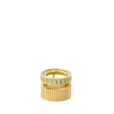 IVI IVI SLOT RING - GREEN - OR