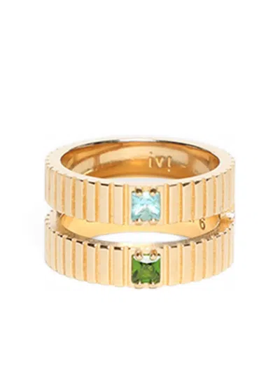 IVI SLOT TWO-BANDS RING