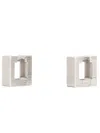 Ivi Logo Earrings In Silver