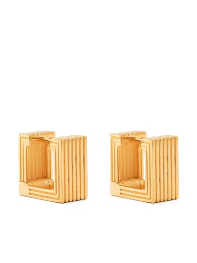 Ivi Mini Aurelia Wide Hoop Earrings In Gold