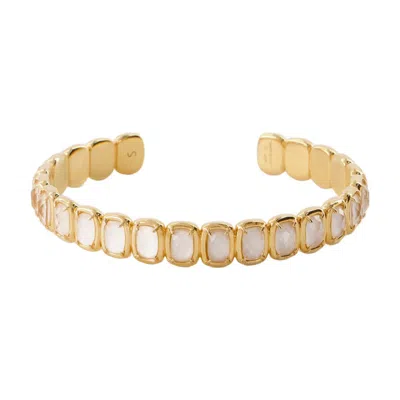 IVI TOY CUFF BRACELET IVI CRYSTAL OR