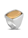 Ivi Toy Square-shape Ring In Metallic
