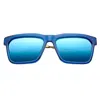Ivi Vision Deano - Antique Brass / Pacific Blue Flash Lens In Matte Midway Blue In Blue
