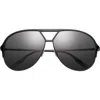Ivi Vision Division - Matte Black Lens In Polished Black