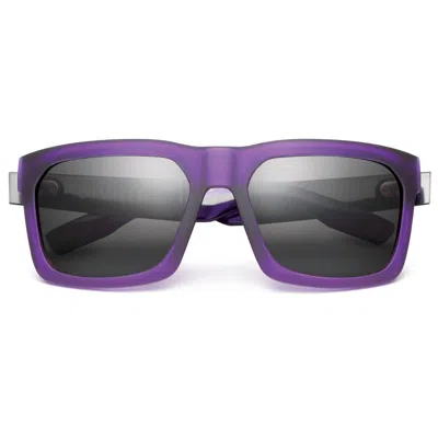 Ivi Vision Giving - Grey Lens In Matte Purple - Brushed Black
