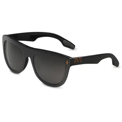 Ivi Vision Men's Jagger Sunglasses In Black & Copper/ Grey Lens In Multi
