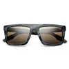 Ivi Vision Men's Sepulveda Sunglasses In Polished Double Horn - Black / Bronze Polarized In Multi