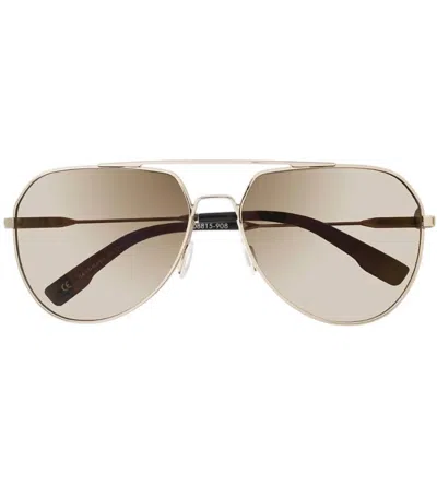 Ivi Vision Unisex Blake Sunglasses In Polished Gold / Tri-flection Copper Ar Lens In Multi