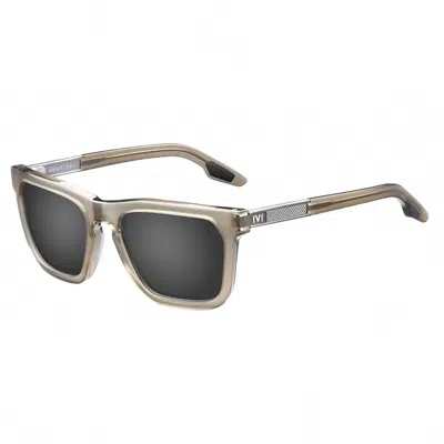 Ivi Vision Unisex Gravitas Sunglasses In Matte Dust/ Amethyst Flame Flash Lens In Multi