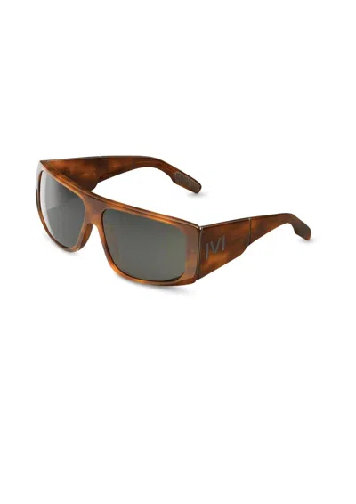 Ivi Vision Unisex - Jiving Lens In Polished Classic Tortoise / Green Grey In Brown