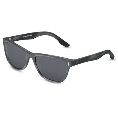 Ivi Vision Unisex Standard Sunglasses In Matte Grey Tortoise/ Grey Lens In Gray
