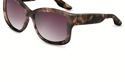 Ivi Vision Women's Beverly Gradient Lens Sunglasses In Matte Mauve Tortoiseshell In Brown