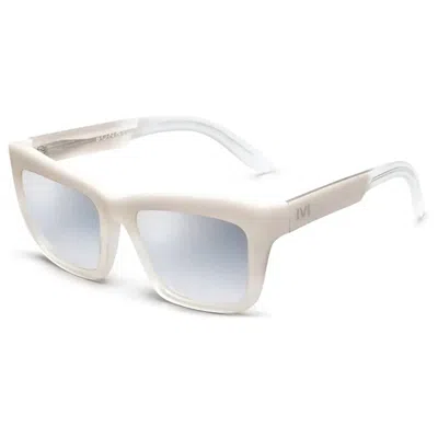 Ivi Vision Women's Bonnie Sunglasses In Ivory Fade/ Polished Ivory In Multi