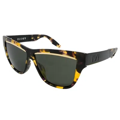 Ivi Vision Women's Dusky Sunglasses In Vintage Tortoise/ Grey Lens In Multi