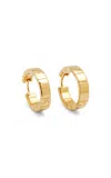 Ivi Wide Signore Gold-plated Hoop Earrings