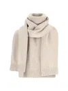 Ivir Beige Scarf With Soft Texture And Timeless Appeal In Neutral
