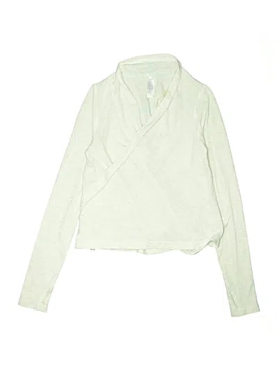 Pre-owned Ivivva Kids' Long Sleeve Top Gray Cowl Neck Tops