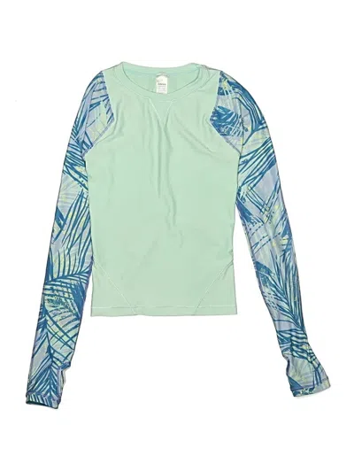 Pre-owned Ivivva Kids' Rash Guard In Green