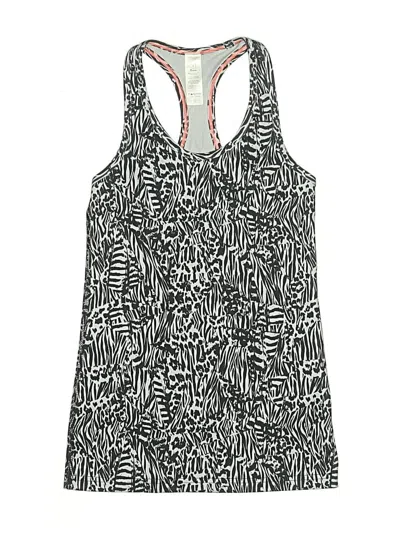 Pre-owned Ivivva Kids' Tank Top Blue Halter Neckline Tops