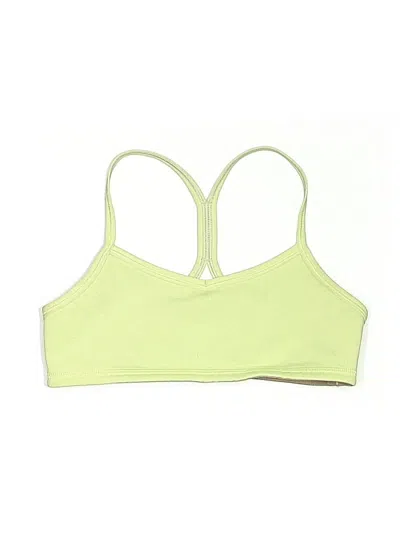 Pre-owned Ivivva Kids' Tank Top Green Halter Neckline Tops