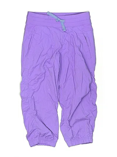Pre-owned Ivivva Kids' Track Pants In Purple