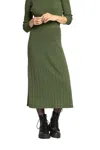 Ivko Solid Skirt In Green In Green