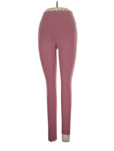 Pre-owned Ivl Collective Active Pants In Burgundy