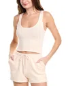 Ivl Collective Boucle Scoop Neck Tank In Pink