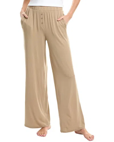 Ivl Collective Boxer Pajama Pant In Beige