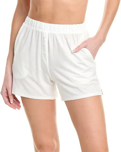Ivl Collective Boxer Pajama Short In White