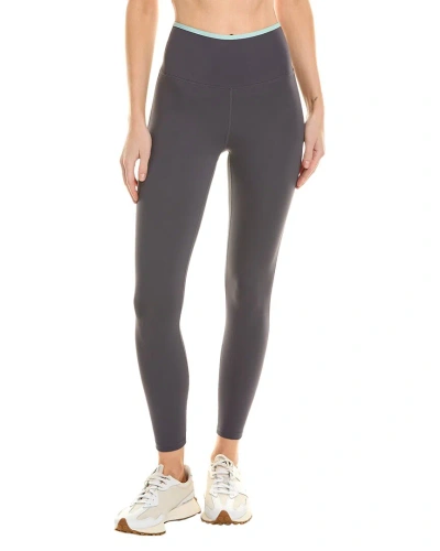 Ivl Collective Contrast Legging In Grey