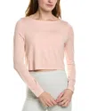 Ivl Collective Cropped Sleep T-shirt In Pink