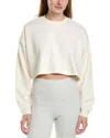 Ivl Collective Cropped Sweatshirt In White