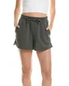 Ivl Collective Drawstring Sweatshort In Grey