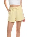 Ivl Collective Drawstring Sweatshort In Yellow
